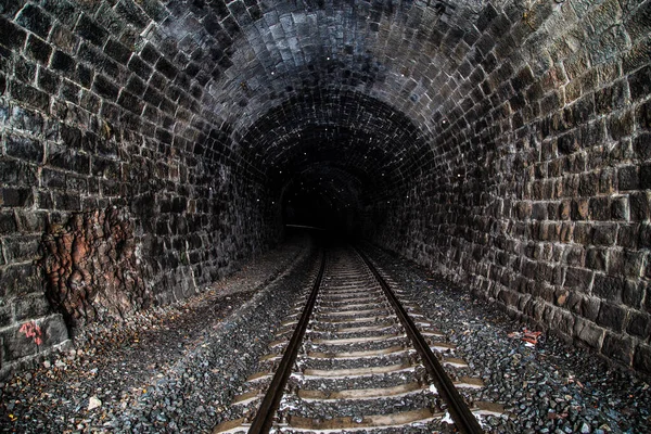 Antiguo Túnel Ferroviario Vía Única —  Fotos de Stock