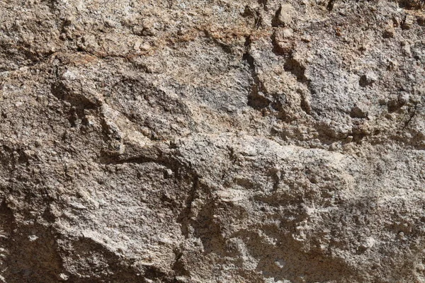 Close Boulder Rock Face Showing Sunny Side Shadows Nature Setting — Stock Photo, Image