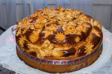 Düğün ekmeği yakın plan, düğün ekmeği.