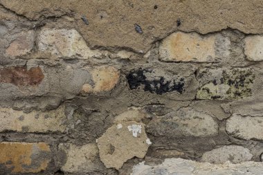 Tuğla dokusu, duvar, çatlaklar ve çizikler arka plan olarak kullanılabilir.