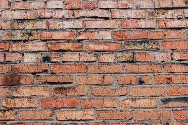 Tuğla dokusu, duvar, çatlaklar ve çizikler arka plan olarak kullanılabilir.