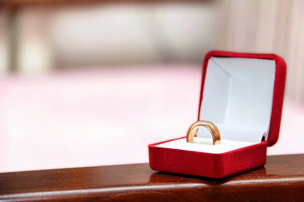 Wedding rings in a box, wedding props