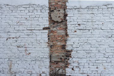 Tuğla dokusu, duvar, çatlaklar ve çizikler arka plan olarak kullanılabilir.