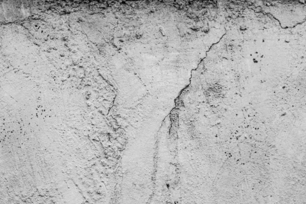 混凝土纹理 有裂缝和划痕 可以用作背景 网幅上有文字空间 — 图库照片