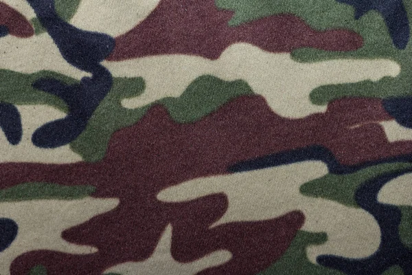 Camouflage Background Texture Close Military Uniform Surface — Stock Photo, Image