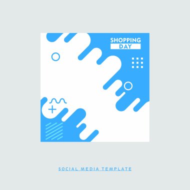 donker sosyal medya şablonu vektör tasarımları