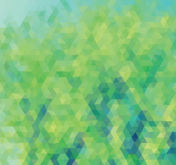 Mavi ve yeşil üçgen.