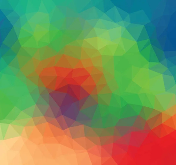 Yeşil, mavi ve kırmızı üçgen.