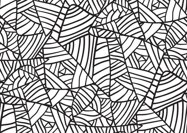 Абстрактный бесшовный черно-белый геометрический узор — стоковый вектор