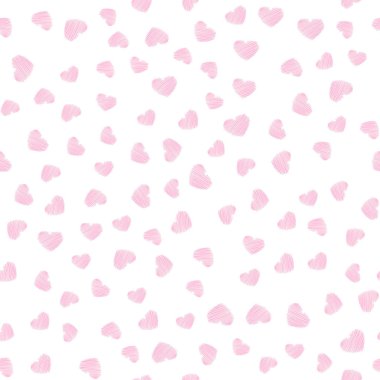 Pembe kalpler ile nazik seamless modeli