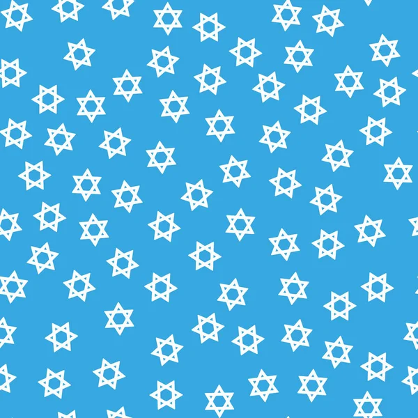 David star hanukkah motif sans couture — Image vectorielle