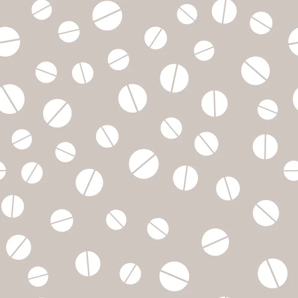 흰색 정제 원활한 패턴 — 스톡 벡터