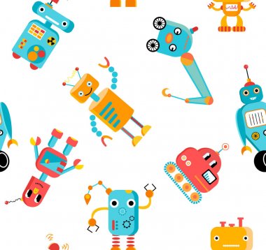 sevimli robotlar seamless modeli