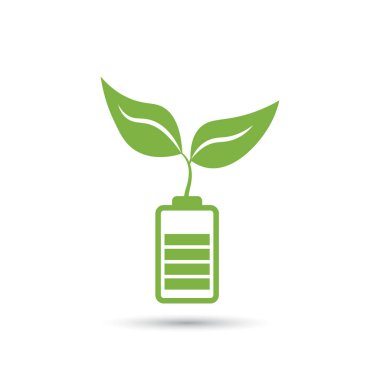 Yeşil bitki pilde çimlenme