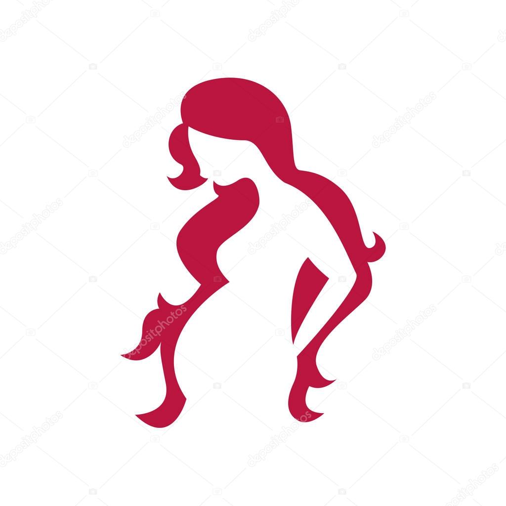 Vettoriale stockImmagine stilizzata rosa della donna incinta di ©Elecstasyy  #154741466, image size:1024x1024