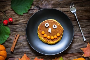 Cadılar Bayramı tatlı tatlı, kabak krep