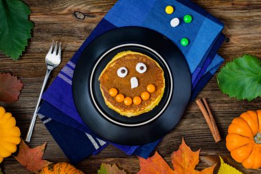 Cadılar Bayramı Kahvaltı Kabak krep