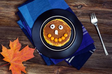 Cadılar Bayramı Kahvaltı Kabak krep