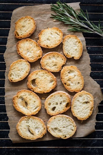 Rebanadas de pan tostado — Foto de Stock