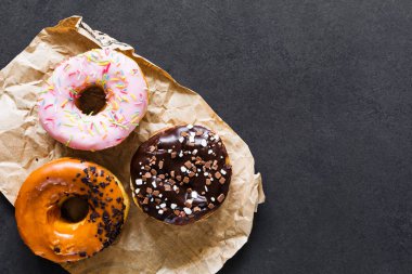 Çörek Kraft kağıt üzerinde