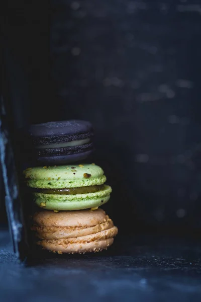 Macarons or macaroon, french pastry — Stock Photo, Image