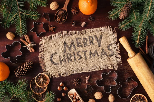 Neşeli Noel tatil tebrik kartı kış arka plan