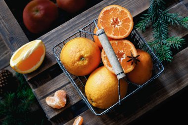 Portakal ve mandalina sepeti