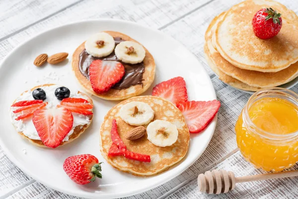 Pancake food art for kids