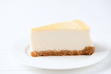 Klasik Düz Cheesecake Dilimi