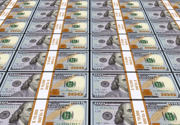 3D yüz ABD dolar destesi