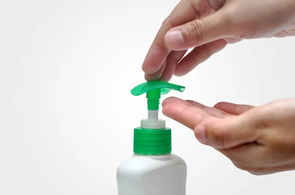 Washing Hand Hand Sanitizer Prevent Coronavirus Covid19 — Stock Photo, Image