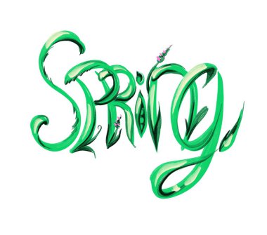 Neşeli yeşil organik gölgeler içinde bahar latte halkası ruh hali ve dekorasyon için. 