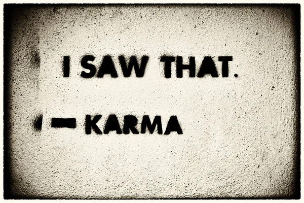 Saw Karma — Stock Photo, Image