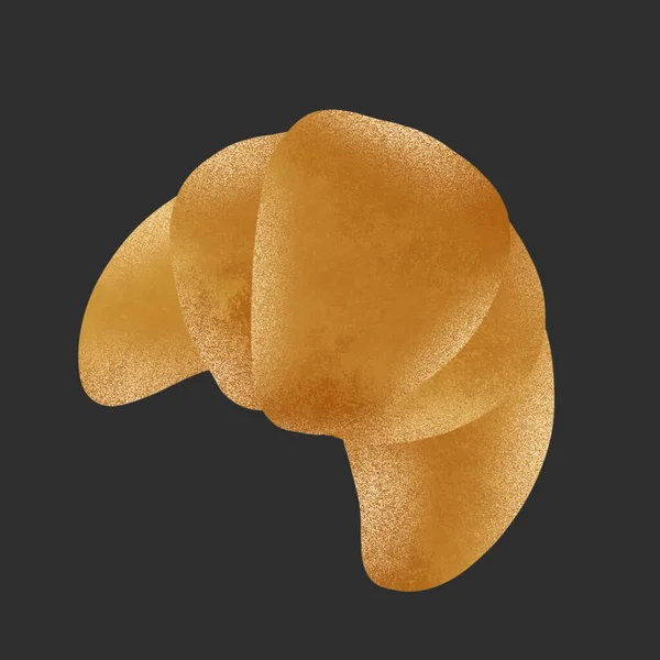 Välsmakande Och Läckra Croissant Meny Bra Att Använda För Grafik — Stockfoto