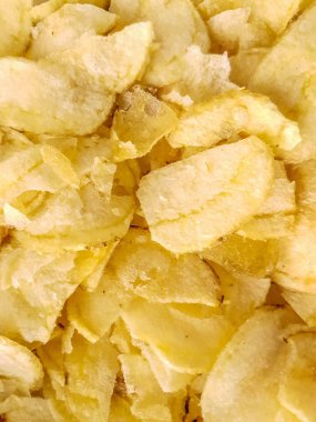 Çıtır çıtır ve tuzlu patates cipsi..