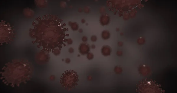 Células Del Caronavirus Dentro Una Persona —  Fotos de Stock