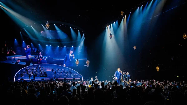 荷兰阿姆斯特丹 2019年11月2日 Michael Buble在Ziggo Dome室内音乐会上的表演 — 图库照片