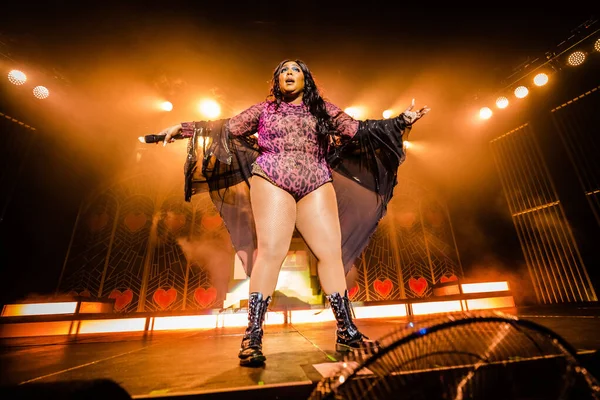 Amsterdam Pays Bas Novembre 2019 Amazing Lizzo Performant Spectacle Salle — Photo