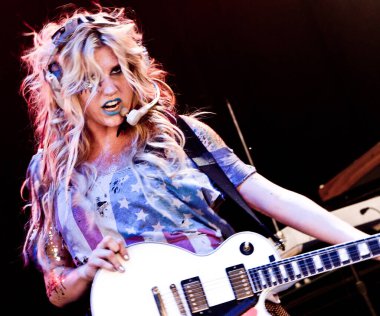 Kesha at Rock Werchter, 2011