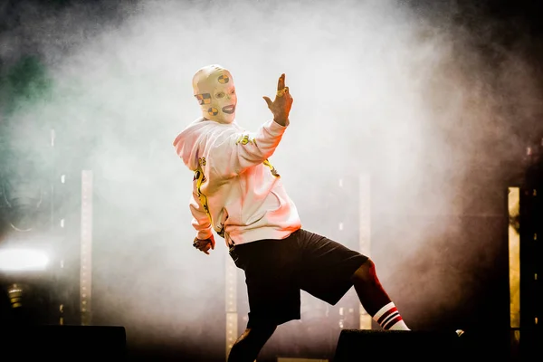 Ağustos 2019 Lowlands Festivali Hollanda Asap Rocky Nin Konseri — Stok fotoğraf