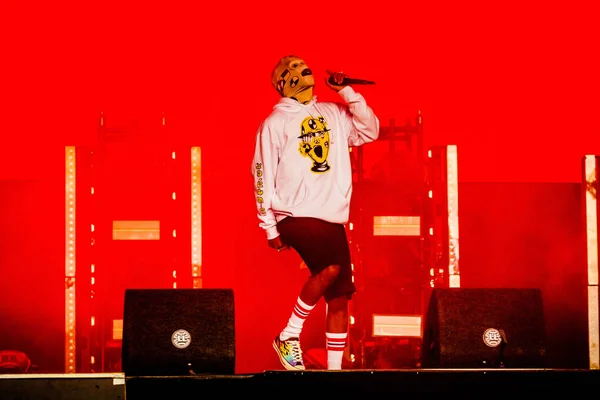 Augustus 2019 Lowlands Festival Holanda Concerto Asap Rocky — Fotografia de Stock