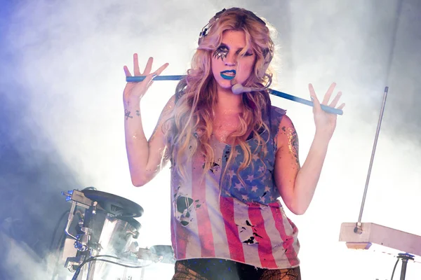 Kesha Rock Werchter 2011 — Foto de Stock