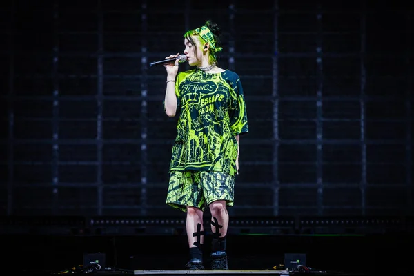 Billie Eilish Concert Setlist Lowlands Festival 2019 — Foto de Stock