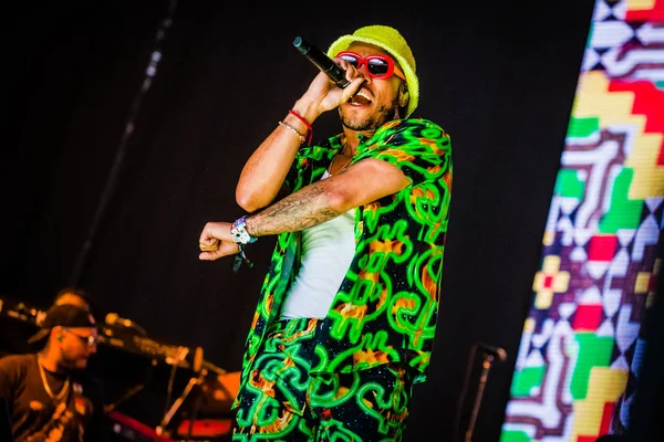 Augustus 2019 Lowlands Festival Netherlands Concert Anderson Paak — Stock Photo, Image