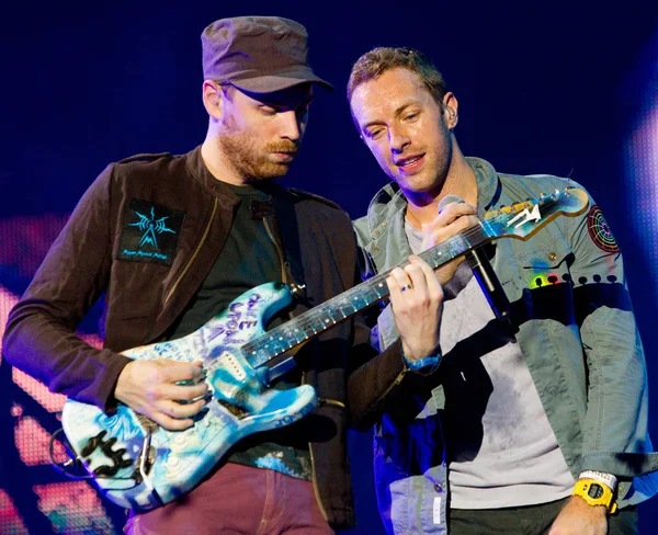Coldplay Rock Werchter Festival 2011 Belgium — Stock Photo, Image