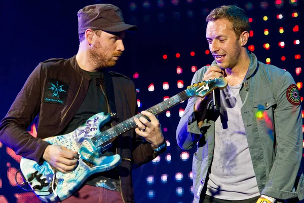 Coldplay Beim Rock Werchter Festival 2011 Belgien — Stockfoto