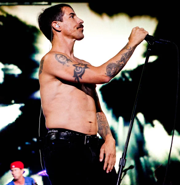 Red Hot Chili Peppers Concert Setlist Ahoy 2011 — Foto de Stock
