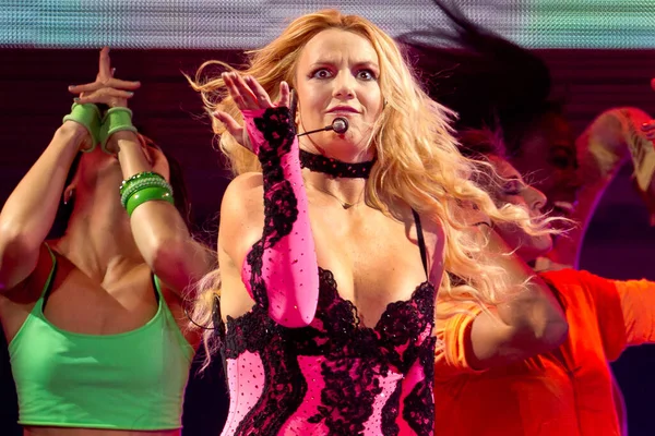Britney Spears Ziggo Dome Ahoy 2011 — стокове фото