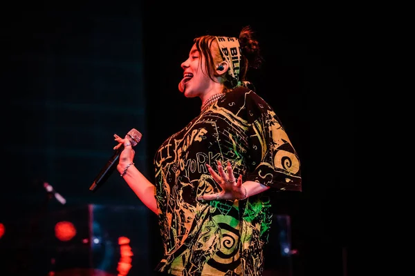 Billie Eilish Concert Setlist Lowlands Festival 2019 — Stock fotografie