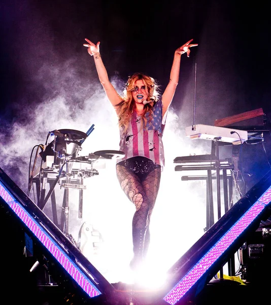 Kesha Rock Werchter 2011 — Foto de Stock